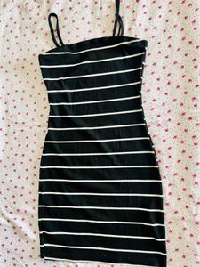 Mini striped dress