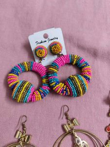 Combo of three different earrings
