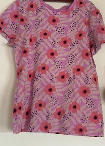 Cute Floral Print T-Shirt