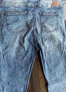 Max 34 Size Blue High Waist Jeans.