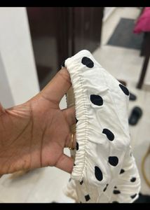 new-Mango Polka Dot Midi Dress