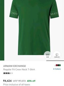 Armani Exchange Green T-Shirt/Tommy