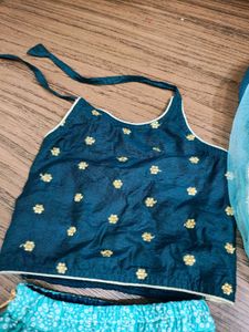 Beautiful Blue Ombre Lehenga Choli Set