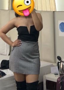 Black Top With A Very Sexy Neckline