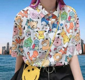 Pokemon All Over Print Button Up Shirt