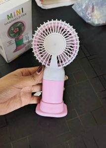 Cute Mini Handheld Fan with Strawberry Design