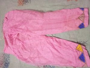 jaddiji work Pink Embroidered Kurta Set Dupat