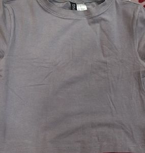 H&amp;M Grey Basic T-Shirt