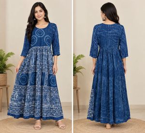 Blue Indigo Maxi Dress