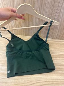 Cute Green Daisy Sports Bra