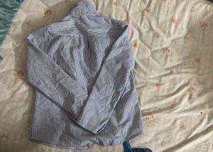 Blue Striped Miffy Button-Up Shirt
