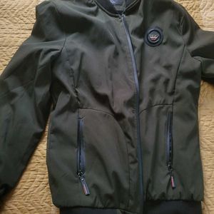 Olive Green Bomber Jacket