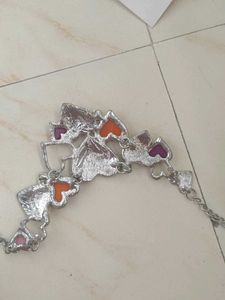 Heart Charm Necklace &amp; Earrings Set
