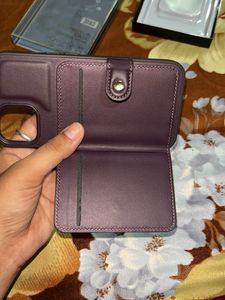 iPhone 13 Quilted Faux Leather Case