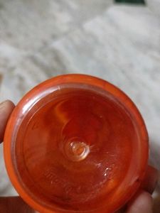 Set of 5 Orange Travel Bottles