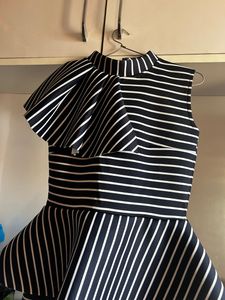 Blue White Strip Dress