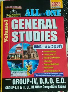 All In One General Studies Volume -1