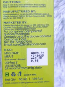 Hyphen Barrier Care Cream ( Moisturizer )