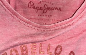 Pink Tie-Front Graphic T-Shirt