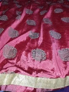 Pink Floral Lehenga Choli Set