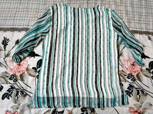 Chic Striped Tunic Top