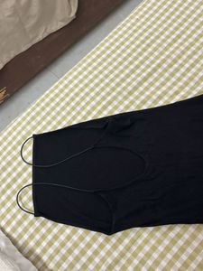 Sleek Black Mini Dress