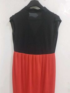 Chic Black &amp; red Maxi Dress