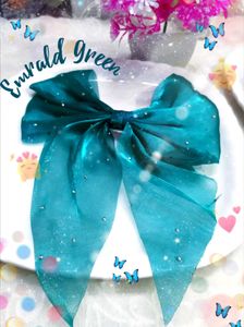 Colorful Hair Bow Clips - Set of 6