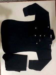 Black Kurta & Pyjama Set