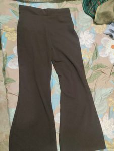 Stylish Flared Brown Bell Bottom Pants