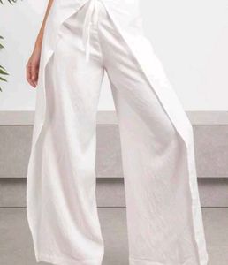 Waist Front Tie Plazzo
