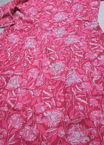 Pink Floral Kurta &amp; Pant Set💕