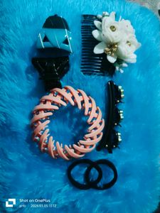 Rakhi gift hamper Hair Clip Collection
