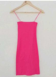 Hot Pink Bodycon Cami Dress