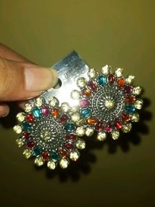 Oxidised Earring, Party Earrings