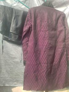 Stylish Purple Ethnic Suit Set
