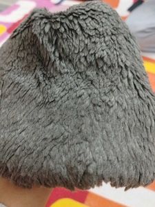 Kashmiri Fuzzy Gray Beanie
