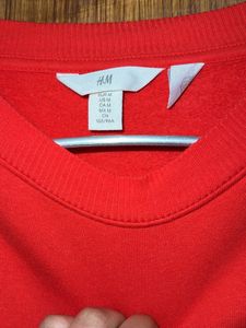 H&amp;M Titan Red Sweatshirt- NFL Edition