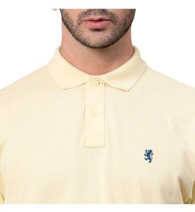 Men's Light Yellow Polo T-Shirt