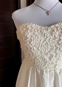 Tube White Dress