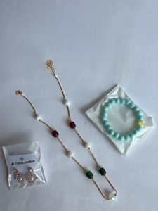 Beaded Necklace & Bracelet Set