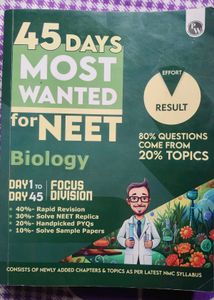 45 Days Most Wanted NEET Biology Book