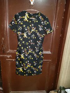 Women High Quality Korean Black Dress