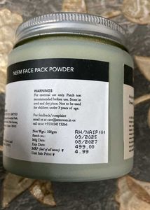Renuvan Neem Face Pack Powder