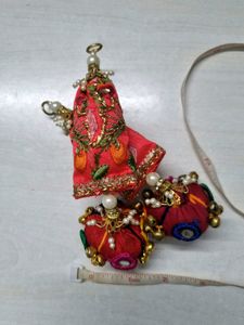 Pair Fancy Latkan Tassel For Blouse Lehenga