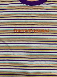 Thisisneverthat Striped Graphic T-Shirt