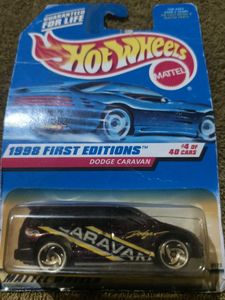 Hot Wheels 1998 First Editions Dodge Caravan Die-C