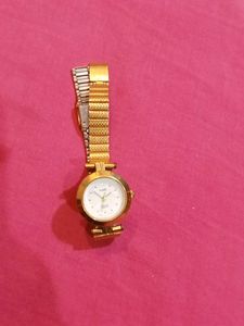 Quartz Gold-Tone Watch