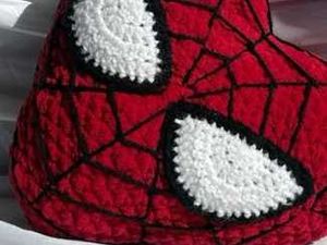 Handmade Spider-Man Heart Pillow