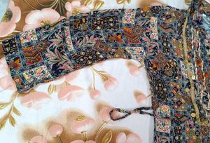 Colorful Printed Co-ord Set with Embellishments